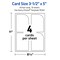 Avery Printable Single Rounded Corner Rectangle Flat Cards, 3-1/2" x 5", Matte White Cardstock, Print-to-The-Edge, Laser/Inkjet Printable, 40 Total, Great for Product Branding, Marketing, and More